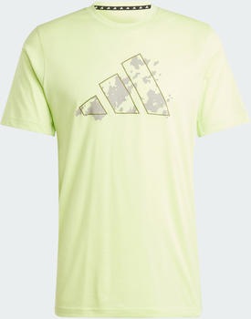 Adidas Man Train Essentials Seasonal Training Graphic T-Shirt pulse lime/silver pebble (IJ9602)