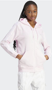 Adidas Woman Essentials 3-Stripes French Terry Regular Hoodie Clear pink/white (IL3418)