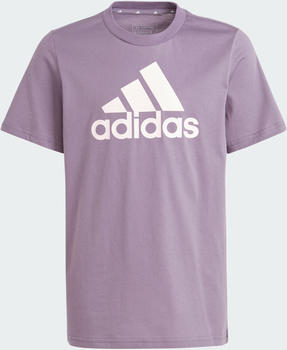 Adidas Kids Essentials Big Logo Cotton T-Shirt shadow violet/clear pink (IJ7061)