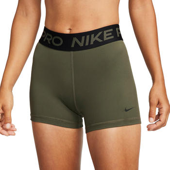 Nike Pro Shorts Women (CZ9857) cargo khaki/black/black