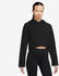 Nike Yoga Luxe Women's Cropped Fleece Hoodie (DM6981) black/iron grey