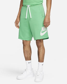 Nike Club Alumni Men's French Terry Shorts (DX0502) spring green/white/white