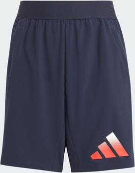 Adidas Train Icons AEROREADY Logo Woven Shorts (IJ5879) legend ink/white/bright red/bright red
