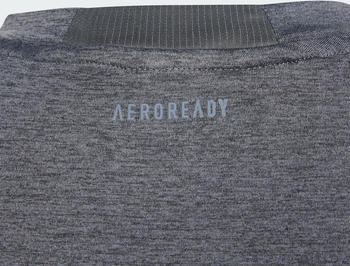 Adidas Training AEROREADY Heather T-Shirt Kids (IR6213) black/grey three/grey six/reflective silver