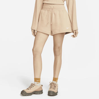 Nike Sportswear Phoenix Fleece Women's High-Waisted Loose Shorts (FD1409) hemp/sail
