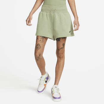 Nike Sportswear Phoenix Fleece Women's High-Waisted Loose Shorts (FD1409) oil green/black