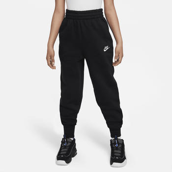 Nike Sportswear Club Fleece Girls' High-Waisted Fitted Trousers (FD2921) black/black/white