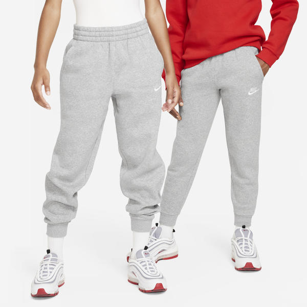 Nike Sportswear Club Fleece Older Kids' Joggers (FD3008) dark grey heather/base grey/white