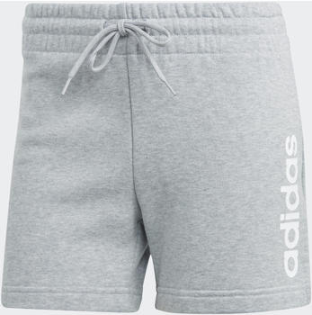 Adidas Essentials Linear French Terry Shorts (IC4443) medium grey heather/white