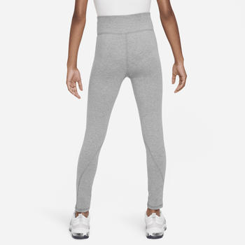 Nike Sportswear Favorites Leggings mit hohem Taillenbund für ältere Kinder (Mädchen) (CU8248) carbon heather/white