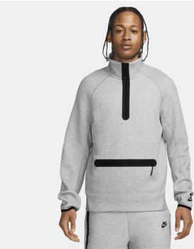 Nike Sportswear Tech Fleece Herren-Sweatshirt mit Halbreißverschluss (FB7998) dark grey heather/black