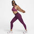 Nike Universa 7/8-Leggings mit Taschen, mittlerem Halt und hohem Bund für Damen (DQ5897) bordeaux/black