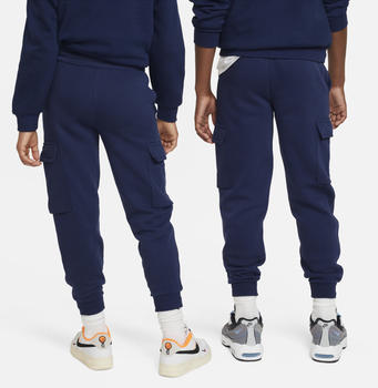 Nike Sportswear Club Fleece Cargohose f&uuml;r &auml;ltere Kinder (FD3012) midnight navy/midnight navy/white