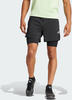 adidas M Gym+ Woven 2in1 Short Herren (Schwarz XXL ) Fitnessbekleidung
