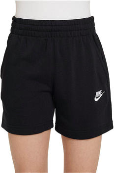 Nike Sportswear Club French-Terry-Shorts (12,5 cm) f&uuml;r &auml;ltere Kinder (M&auml;dchen) (FD2919) black/white