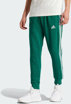 Adidas Essentials French Terry Tapered Cuff 3-Stripes Pants Men (IS1392) collegiate green