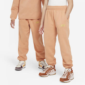 Nike Sportswear Club Fleece Older Kids' Loose Trousers (FJ6163) amber brown/metallic gold