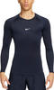 Nike fb7919-451, Langarm-T-Shirt Nike M NP DF TIGHT TOP LS Blau male