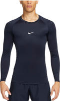 Nike Pro Longsleeve Top Dunkelblau Herren