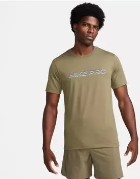 Nike Herren Dri-Fit Fitness T-Shirt (FJ2393) medium olive