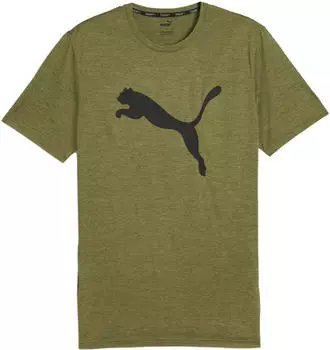 Puma Herren Train Fav Heather Cat Tee (522352) olive green heather