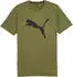 Herren Train Fav Heather Cat Tee (522352) olive green heather