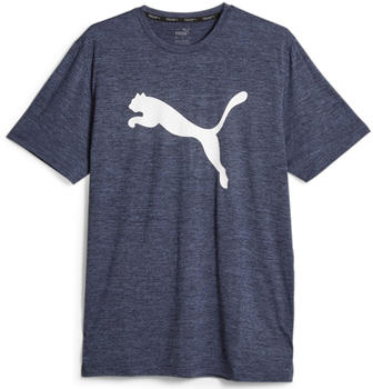 Puma Herren Train Fav Heather Cat Tee (522352) puma navy heather