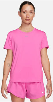 Nike One Classic Dri-FIT Kurzarm-Oberteil f&uuml;r Damen (FN2798) playful pink/black