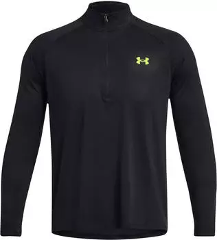 Under Armour Tech 2.0 Long Sleeved Shirt 1/2 Zip (1328495) black/high vis yellow