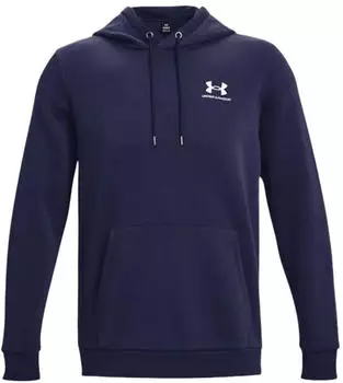 Under Armour Men Essential Fleece Hoody (1373880) midnight navy/white