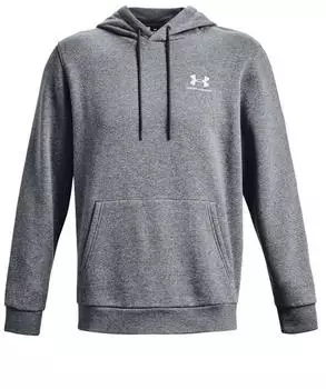 Under Armour Men Essential Fleece Hoody (1373880) pitch gray/medium heather/white