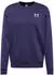 midnight navy/white: Under Armour Men's UA Icon Fleece Crew (1374250)