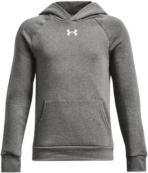 Under Armour Boys' UA Rival Fleece Hoodie (1379792) castlerock/light heather/white