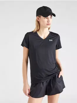Under Armour Women's UA Tech V-Neck Short Sleeve (1384229) black/white – Under Armour Women"s UA Tech V-Neck Short Sleeve (1384229) black/white: Das perfekte Sport-Shirt