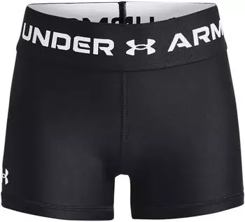 Under Armour Girls' HeatGear Shorty (1373947) black/white