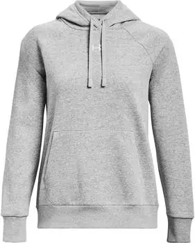 Under Armour Women's UA Rival Fleece Hoodie (1379500) mod gray/light heather/white