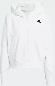 Adidas Woman Z.N.E. Woven Zip-Hoodie (IN9483) white