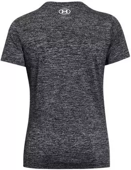 Under Armour Women's UA Tech Twist Short Sleeve (1384230) black/white – Sportliche Eleganz für Ihr Training