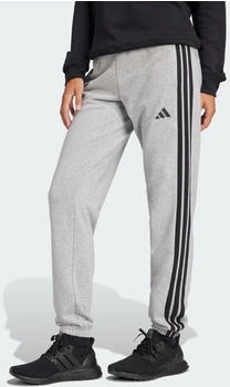 Adidas Essentials 3-Streifen French Terry Cuffed Hose Medium Grey Heather / Black (JD5310)