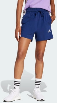 Adidas Essentials 3-Streifen Cotton Shorts Dark Blue / White (JD0913)