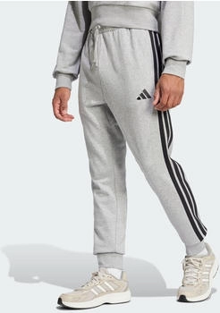 Adidas Essentials 3-Streifen French Terry Hose Medium Grey Heather / Black (JE6346)