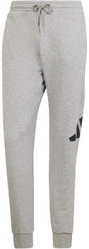 Adidas Essentials Big Logo French Terry Jogginghose JE8969 grau meliert schwarz