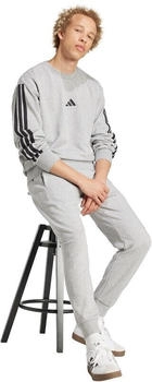 Adidas Essentials Big Logo French Terry Jogginghose JE8969 grau meliert schwarz – Perfekte Passform für jede Aktivität