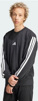 Adidas Essentials 3-Streifen French Terry Sweatshirt Black / White (JE6372)