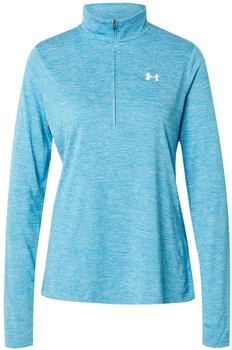 Under Armour Women's UA Tech Twist ½ Zip (1384225) ether blue/midnight navy/white