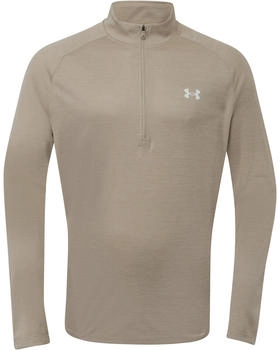 Under Armour Tech Textured 1/2 Zip (1382797) city khaki/khaki base/white