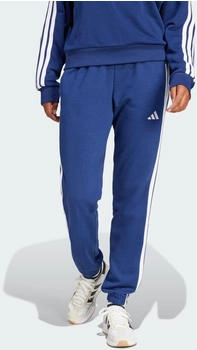 Adidas Essentials 3-Streifen French Terry Cuffed Hose Dark Blue / White (JD5307)