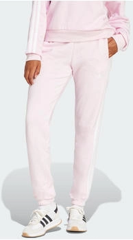 Adidas Essentials 3-Streifen French Terry Cuffed Hose Clear Pink / White (JD5308)