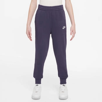 Nike Sportswear Club Fleece passgenaue Hose mit hohem Taillenbund f&uuml;r &auml;ltere Kinder (M&auml;dchen) - Lila FD2921-573