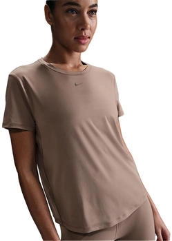 Nike One Classic Dri-FIT Kurzarm-Oberteil f&uuml;r Damen - Braun (EU - ) FN2798-233